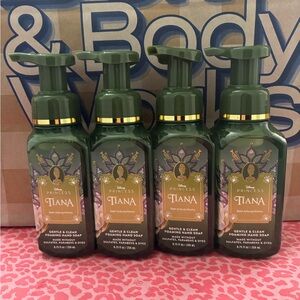 Bath & Body Works Green Princess Tiana Foaming Hand Soap (Set of 4)